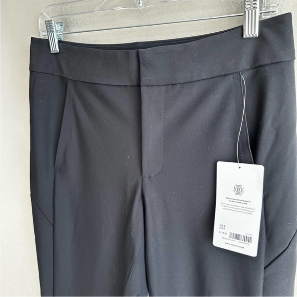 NWT Athleta Stellar Flare Trouser Black 8 - Picture 8 of 10